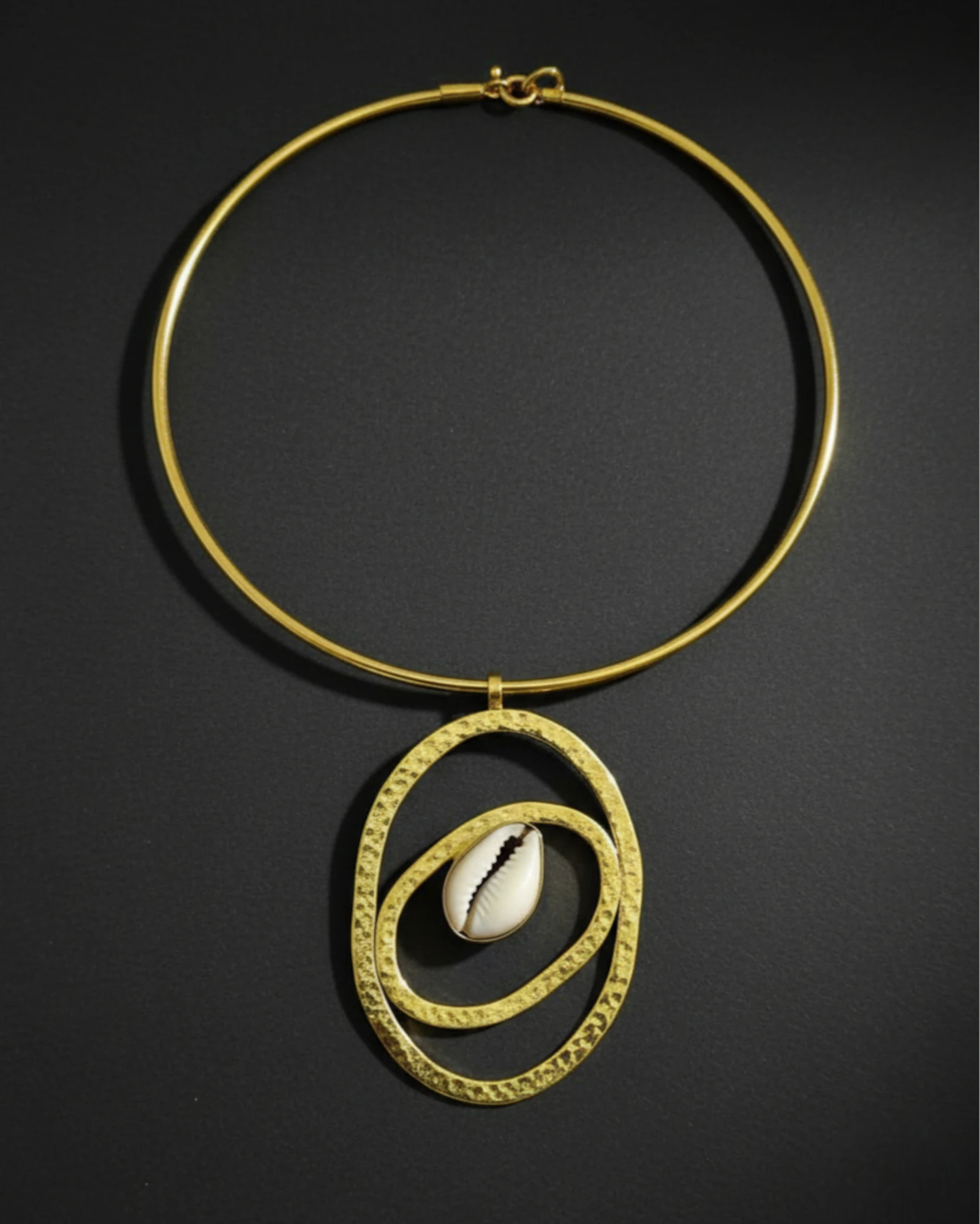 Adinkra cowrie choker