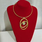 Adinkra cowrie choker