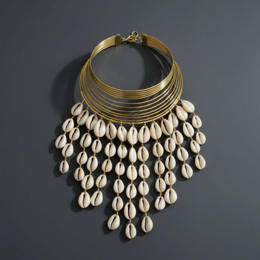 Kente Cowrie Collar