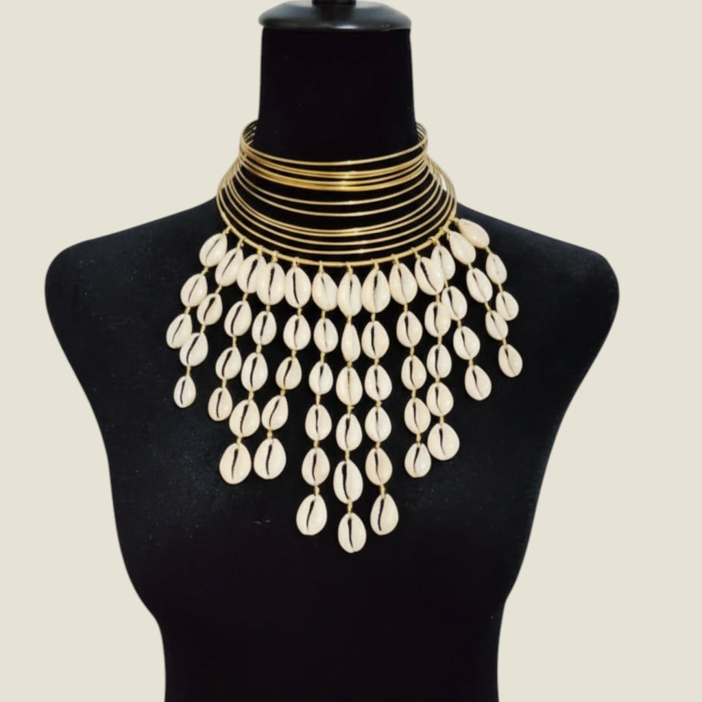 Kente Cowrie Collar
