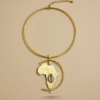 Sankofa cowrie choker