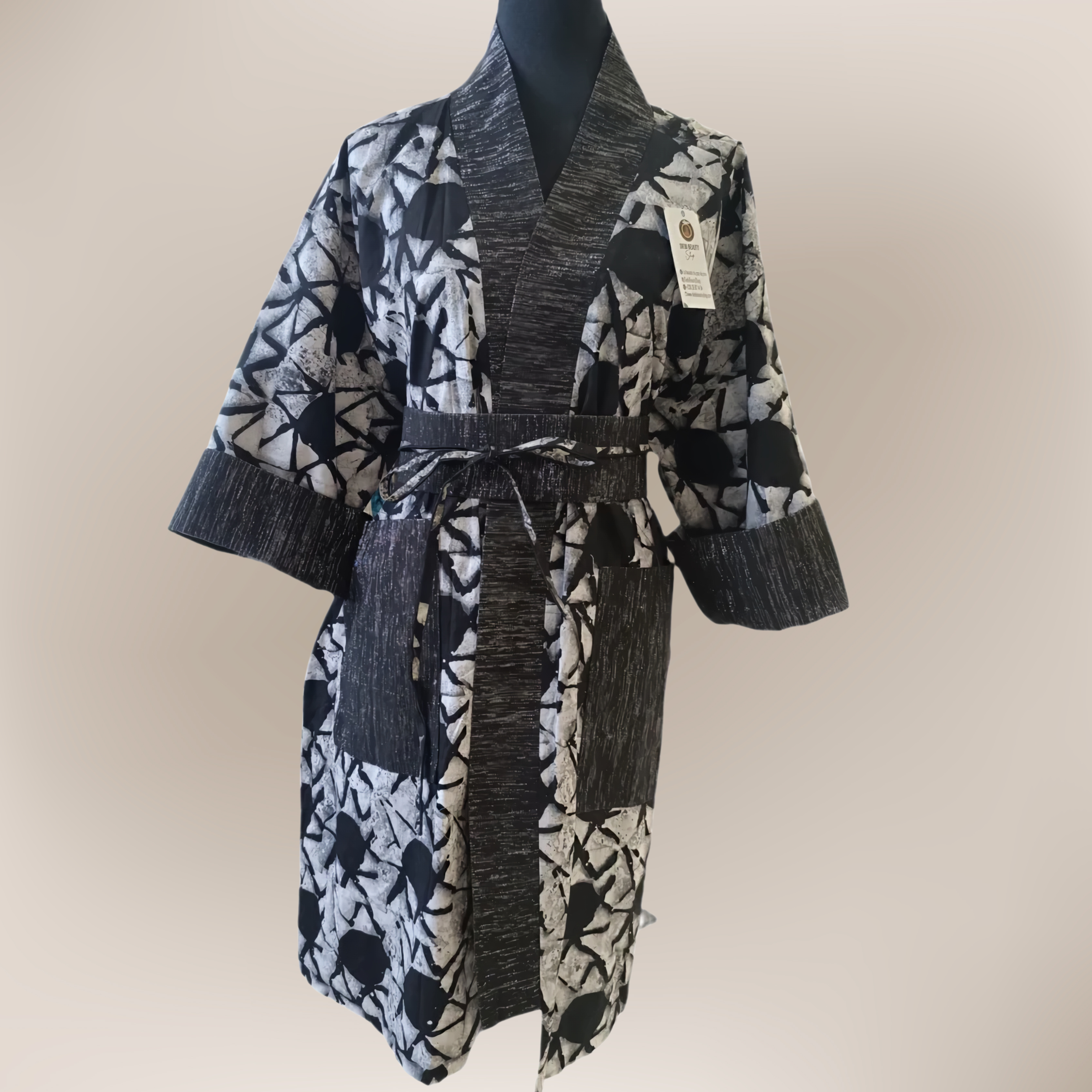 The Kélèya Kimono - Midnight Onyx