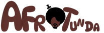 Logo with 'AfroTunda' text and an illustration of an afro on a white background