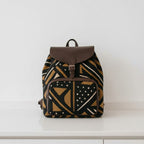 Bogolan backpack - brown