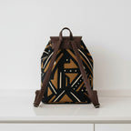 Bogolan backpack - brown