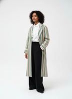 Striped Duster Coat